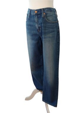 J.Crew Slouchy Boyfriend Blue Denim Jeans Women's size 28